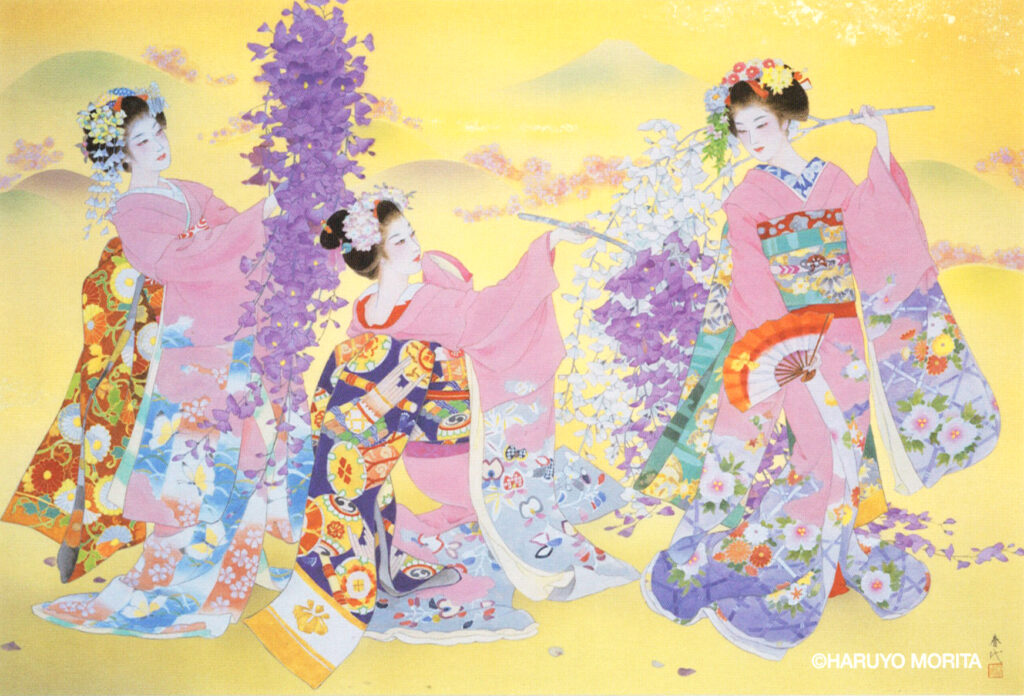 森田春代 ポストカード5枚セット 壱